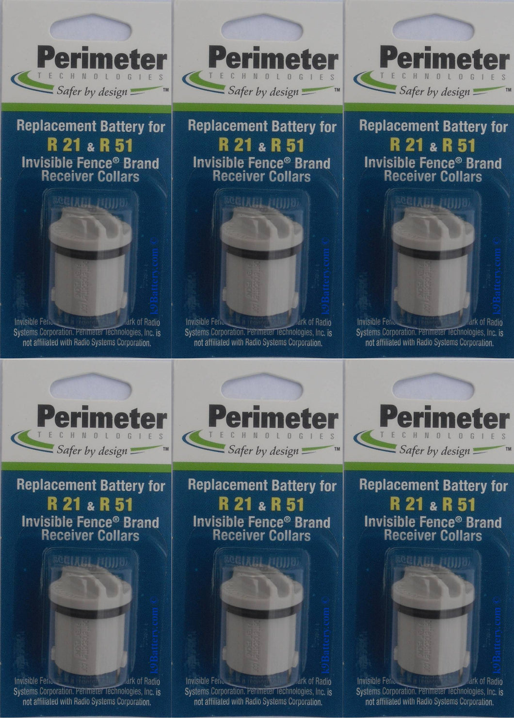  INVISIBLE FENCE BRAND Power Cap Batteries for